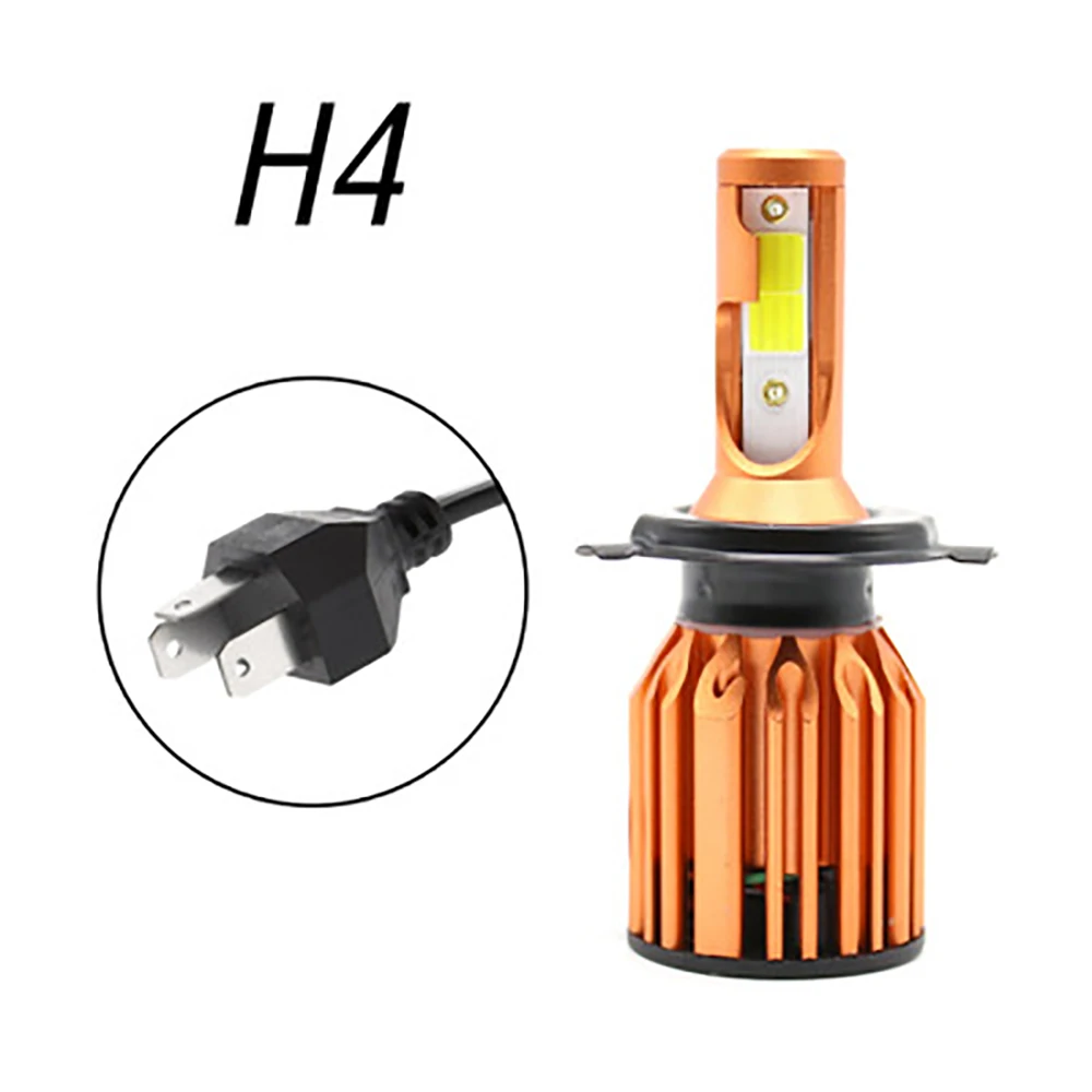 H4 H7 светодиодный головной фонарь H8 H9 H10 H11 HB3 9003 9005 HB2 6000K 5200LM|Передние LED-фары для