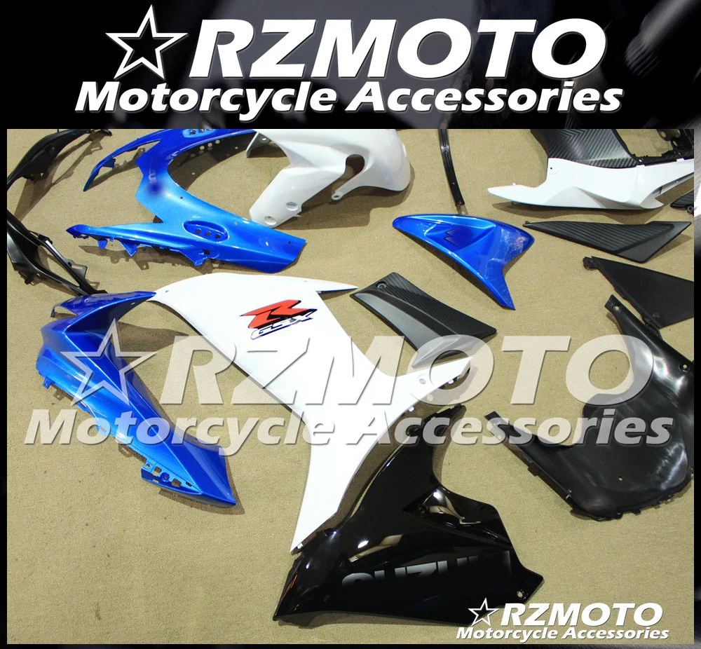 Обтекателя кузова Комплект подходит для Suzuki GSXR750 GSXR600 11 12 13 14 15 16 17 18 GSX-R600 GSX-R750 2011 2012