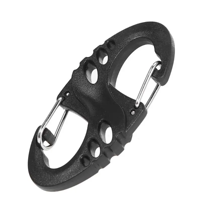 Карабин 8 S образный защелкивающийся зажим для наружного кемпинга облегченная