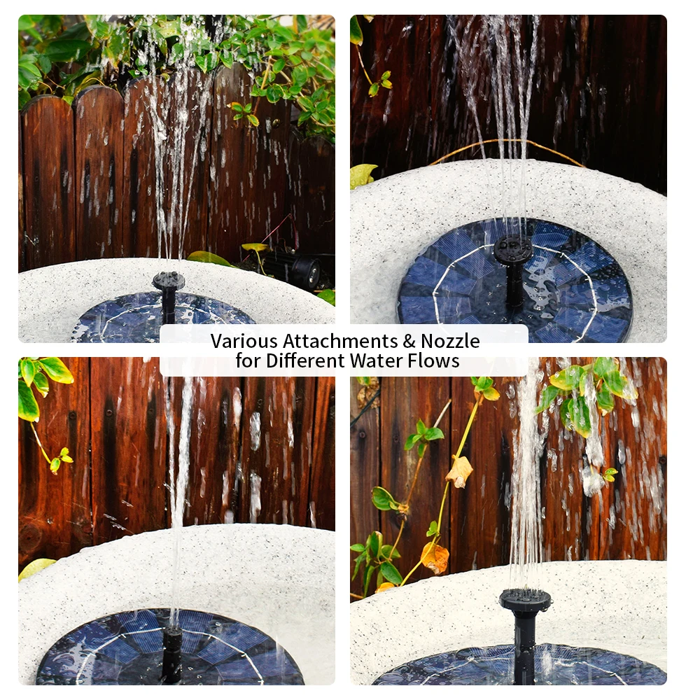 Плавающий Солнечный фонтан антиблокирующий погружной Бесщеточный Водяной насос