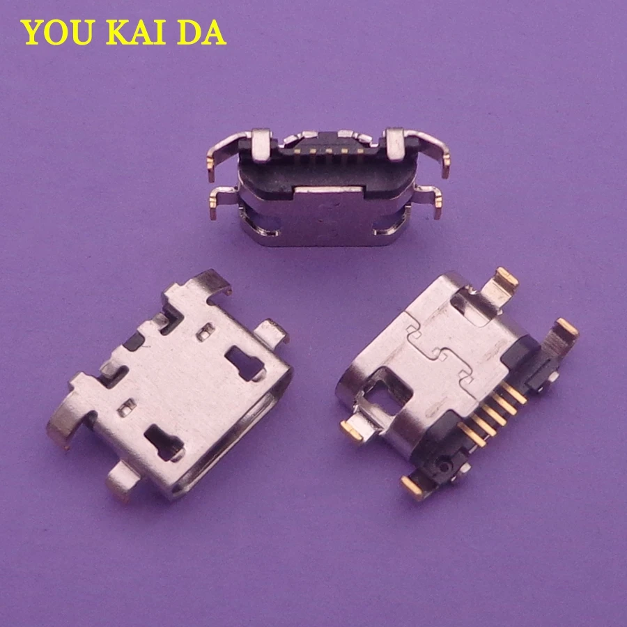 20 шт. микро-usb зарядный разъем питания запасная док-станция ремонт для Motorola MOTO C play