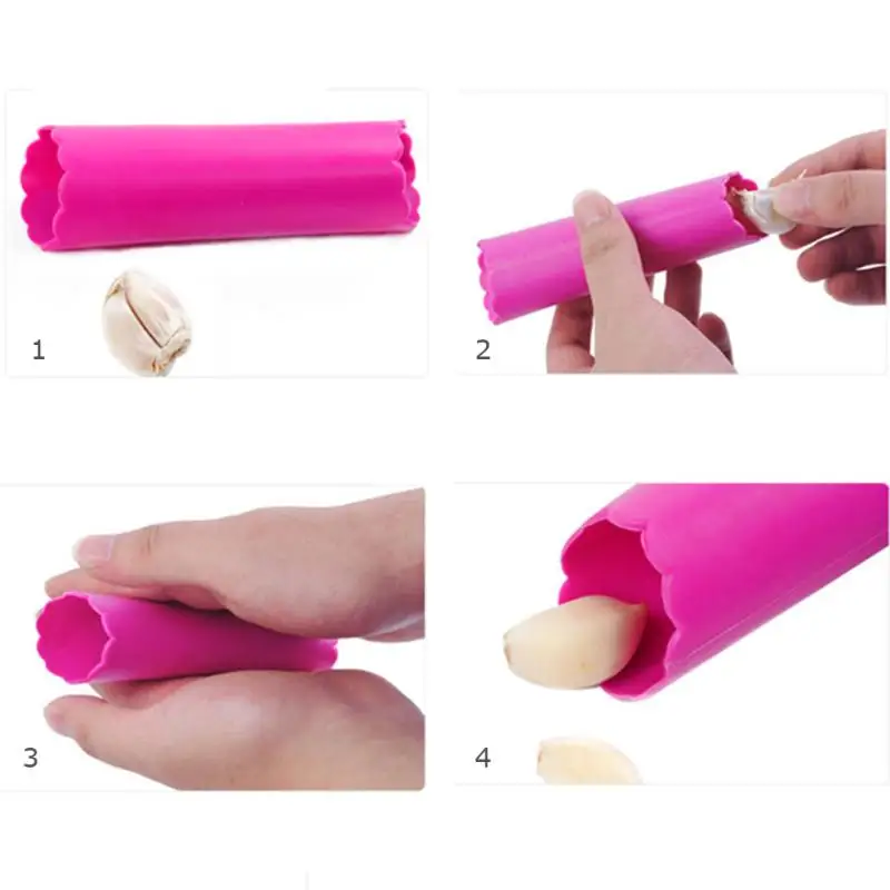Magic Silicone Garlic Peeler Useful Kitchen Dining Tool Gadget Color Random | Дом и сад