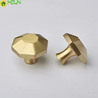 1 pc gold brass knob dresser knobs pulls drawer pull handles kitchen cabinet pulls door single hole handle