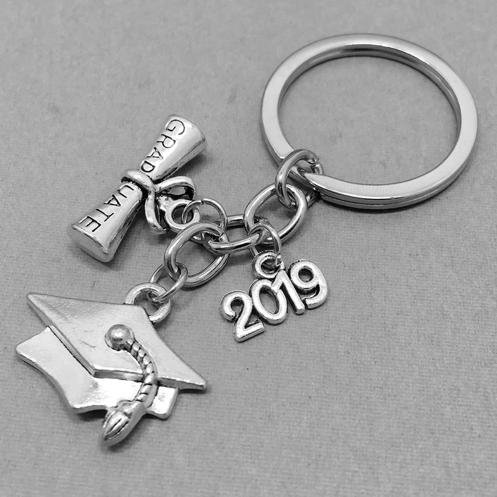 1 шт. Выпускной 2019 брелок для ключей Украшение Брелок кошелек сумка Подвеска