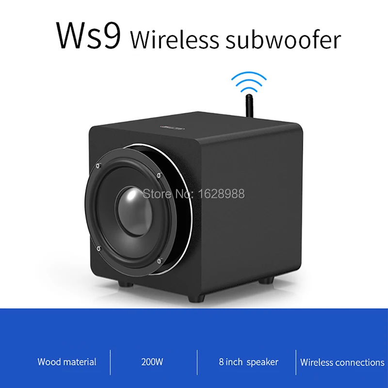 300K Bluetooth динамик для ТВ Саундбар с WS9 беспроводной сабвуфер K ТВ микрофон домашний кинотеатр звуковая панель Поддержка TF AUX оптический
