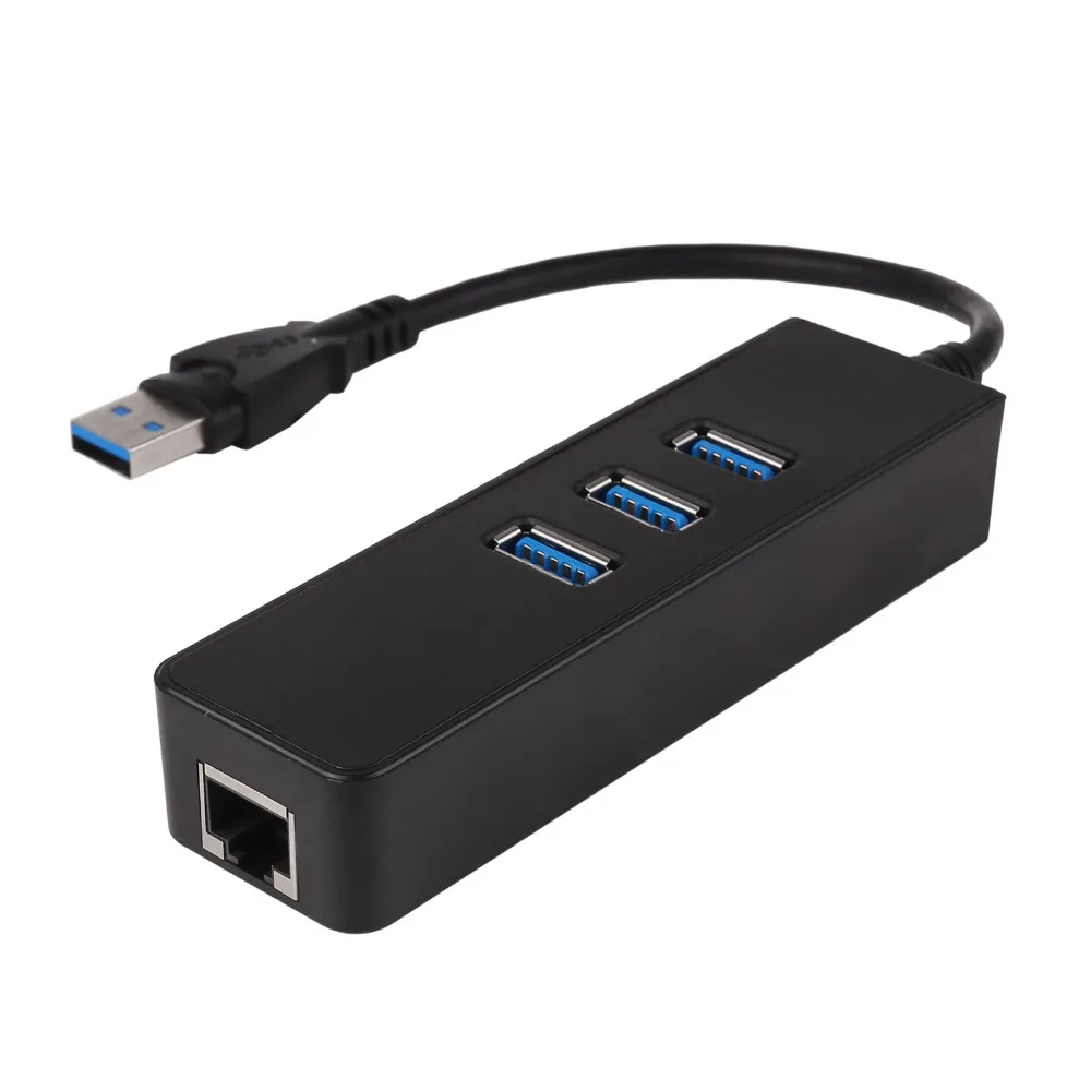 3 Порты и разъёмы usb-хаб 0 10/100/1000 Мбит/с USB для RJ45 конвертер Gigabit Ethernet проводной