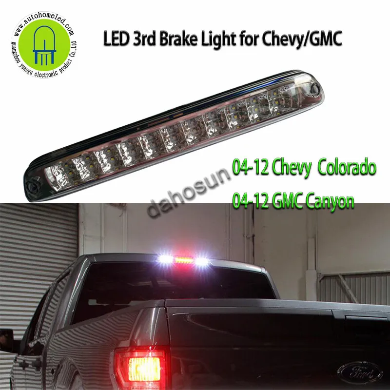 Для 04 12 Chevy Колорадо GMC Каньон хромированный красные черные прозрачный