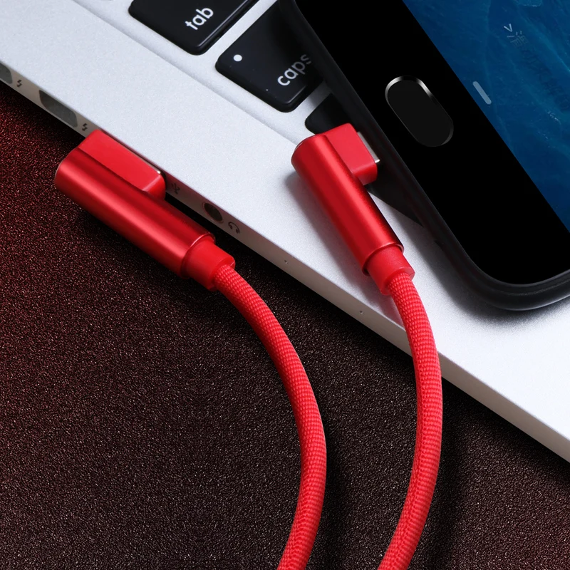 MUSTTRUE Type-C 90 градусов быстрая зарядка USB кабель для Samsung S7 S8 S9 Huawei P20 pro P9 P10 Xiaomi C