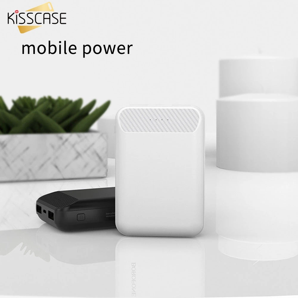 KISSCASE Универсальный Быстрый дорожный мини внешний аккумулятор зарядное
