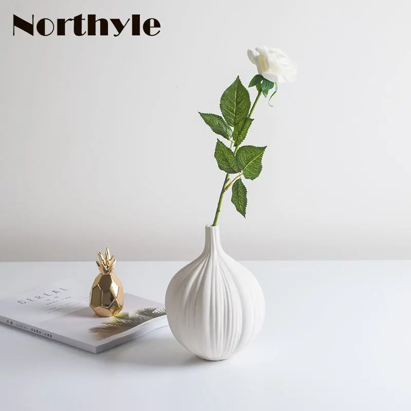 Northyl настольная белая керамическая плитка простой фарфоровый цветок Свадебный
