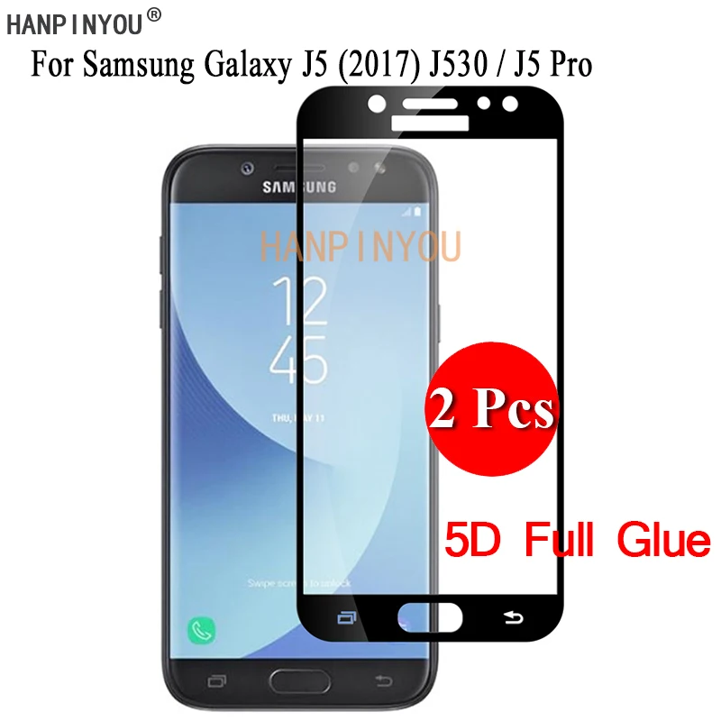 2 шт./лот для Samsung Galaxy J5 (2017) J530/J5 Pro 5D полное покрытие защитная пленка из закаленного