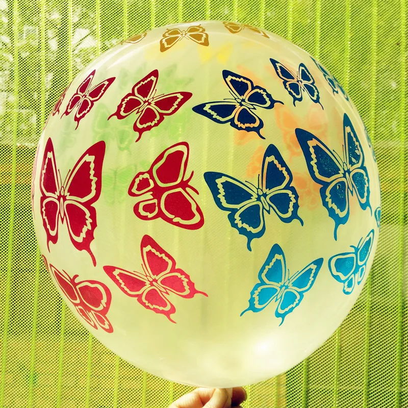 Прозрачный цветочный воздушный шар смешанных цветов (100 шт./лот) 12 дюймов 2 5 г