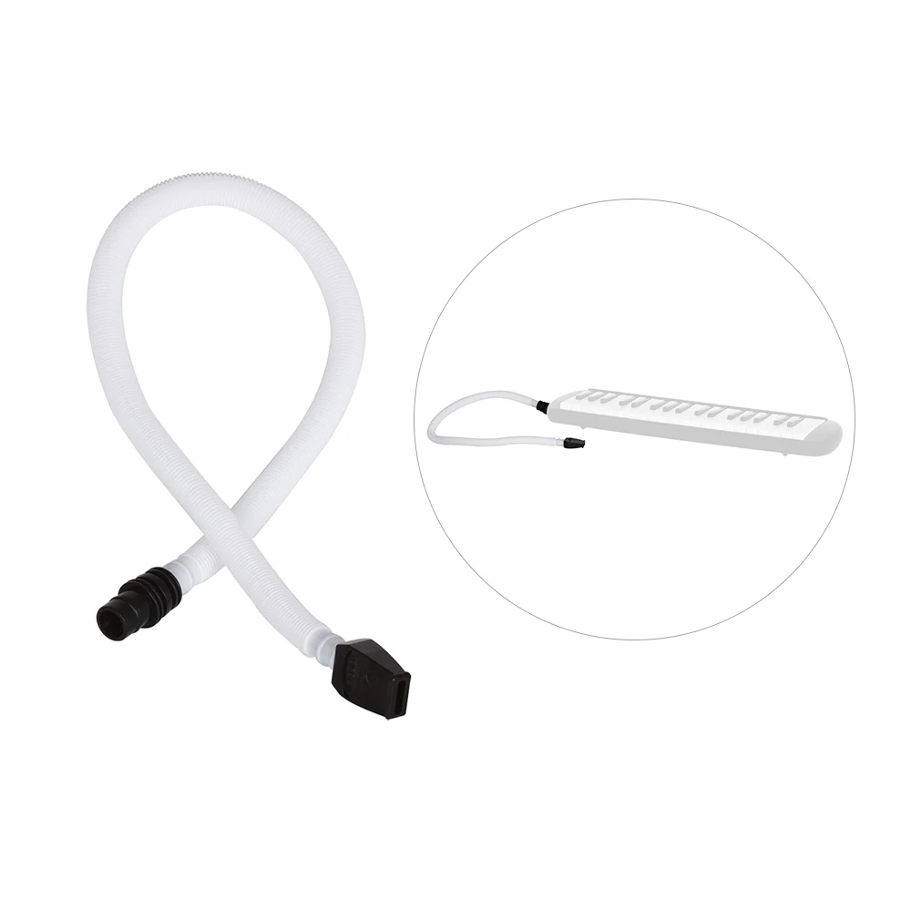 57cm / 22.4in Long Flexible Plastic Melodica Pianica Tube with a Black Mouthpiece |