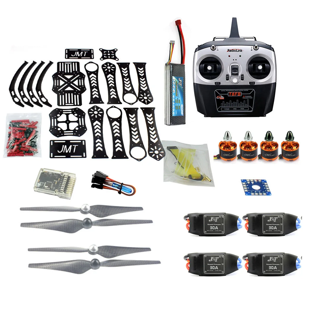 DIY RC Дрон Квадрокоптер RTF X4M360L рамка Комплект QQ Super T8FB TX RX F14892-G | Игрушки и хобби