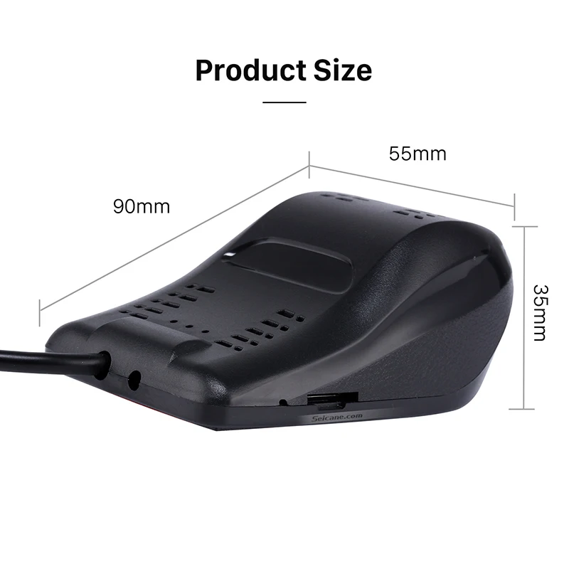Seicane ночное видение USB DVR камера видеорегистратор HD 1920x1080P для Автомобильный GPS