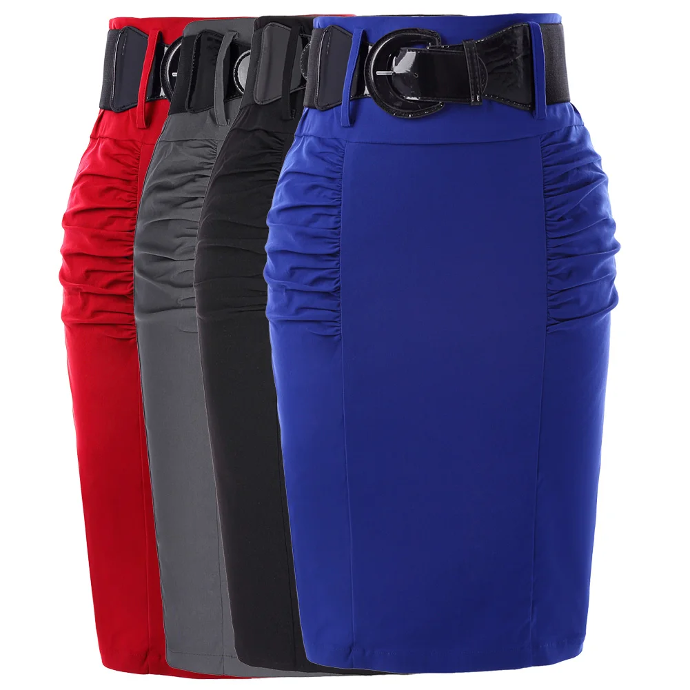 Женская юбка карандаш винтажная облегающая миди в ретро стиле 50s|work pencil skirt|midi