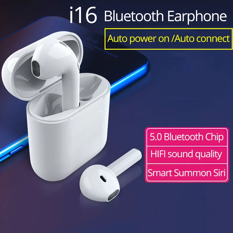 I16 наушники-вкладыши TWS с мини Беспроводной Bluetooth 5,0 наушники стерео Бас i7s гарнитуры PK i10 i12 i13 1:1 i14 i15 i18 i30 i60 i80 i11 i9