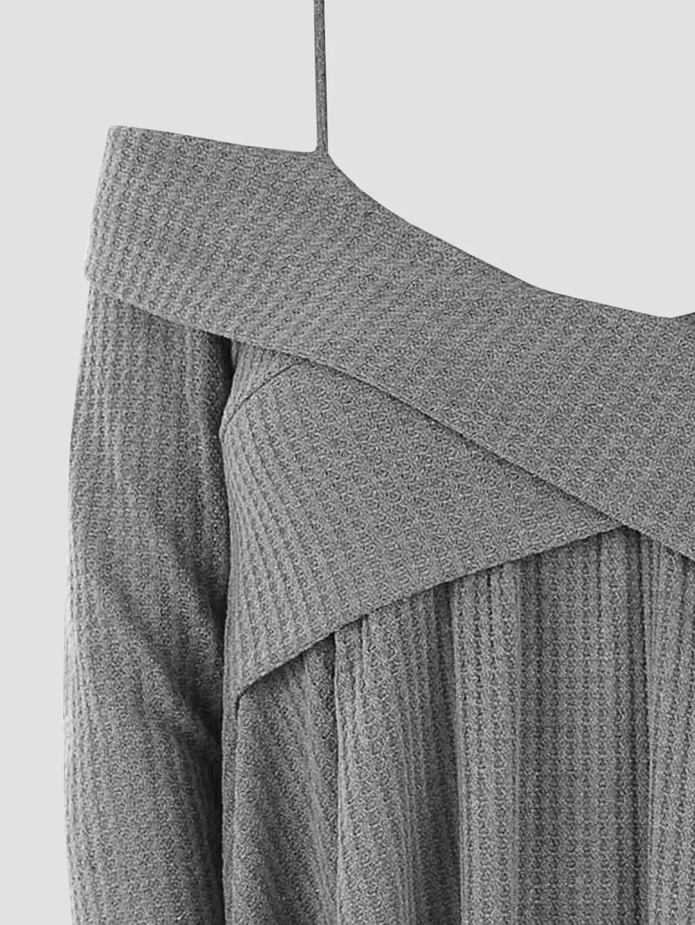Wipalo Plus Size Cold Shoulder Crisscross Tunic Sweater Casual Ladies Tops Women Sweaters Female Long Sleeve Pullover Jumpers | Женская
