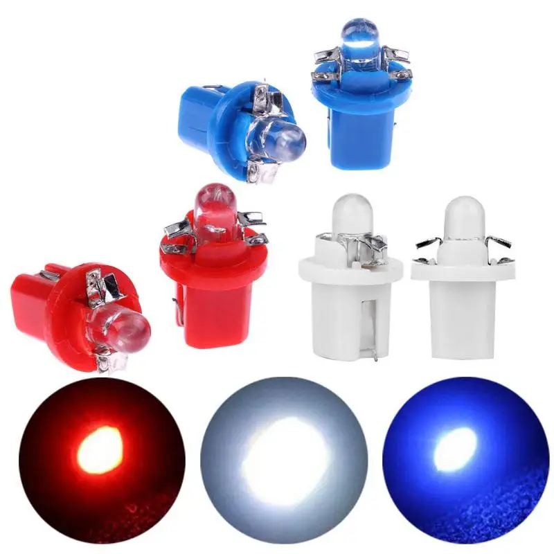 10 шт. B8.5D 509T B8.5 5050 Led 1 SMD T5 лампа Автомобильный датчик Speedo Dash приборная панель