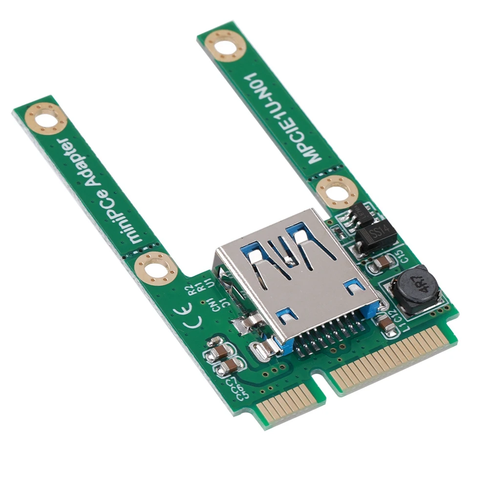 Новая конверсионная карта mSATA USB мини адаптер расширения PCI E USB2.0 mPCI E|Платы
