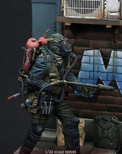 [Модель tusk] 1/35 шкала в разобранном виде фигурки из смолы Неокрашенная Смола