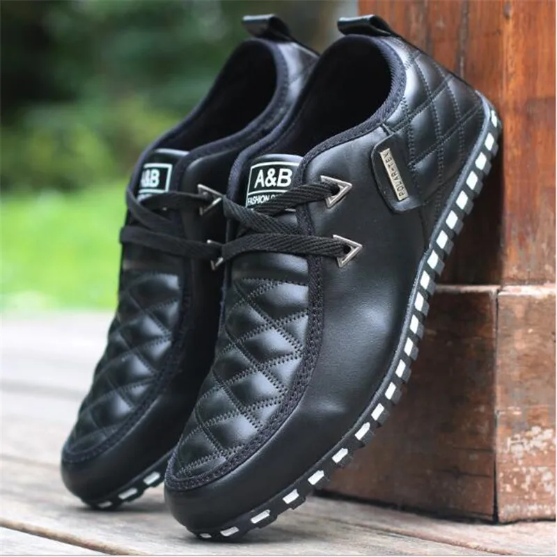 Модные летние кроссовки мужские кожаные лоферы повседневная обувь без шнуровки