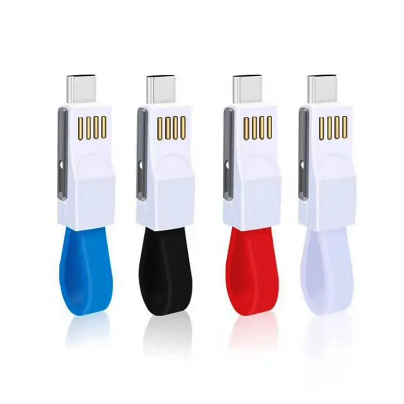 3 в 1 брелок кабель для передачи данных Универсальный USB Магнитный зарядный iPhone