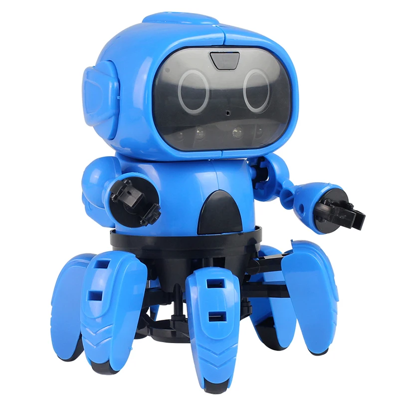 New DIY Assembled Robot Two Modes Expedition Mode Follow Electric Infrared Obstacle Avoidance Educational Toy Gifts |