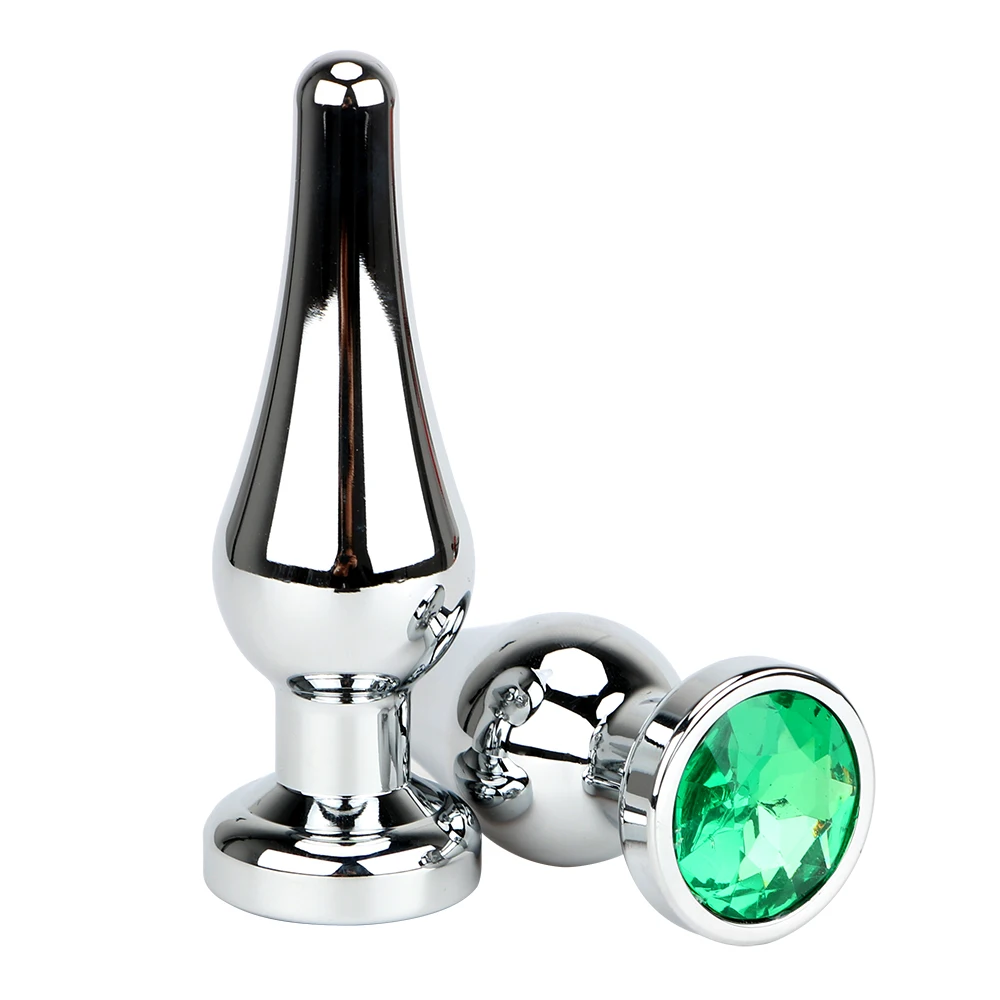 OLO Metal Anal Plugs With Diamond Stainless Steel Butt Plug Masturbation Prostate Massage Sex Toys for Women Men | Красота и здоровье