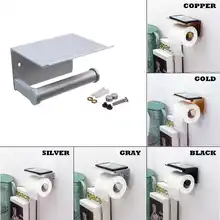 Paper Holders Bathroom Accessories Toilet WC Paper Holder Mobile Phone Roll Holder with Shelf Towel Rack Black Paper Holders Bathroom Accessories Toilet WC Paper Holder Mobile Phone Roll Holder with Shelf Towel Rack Black