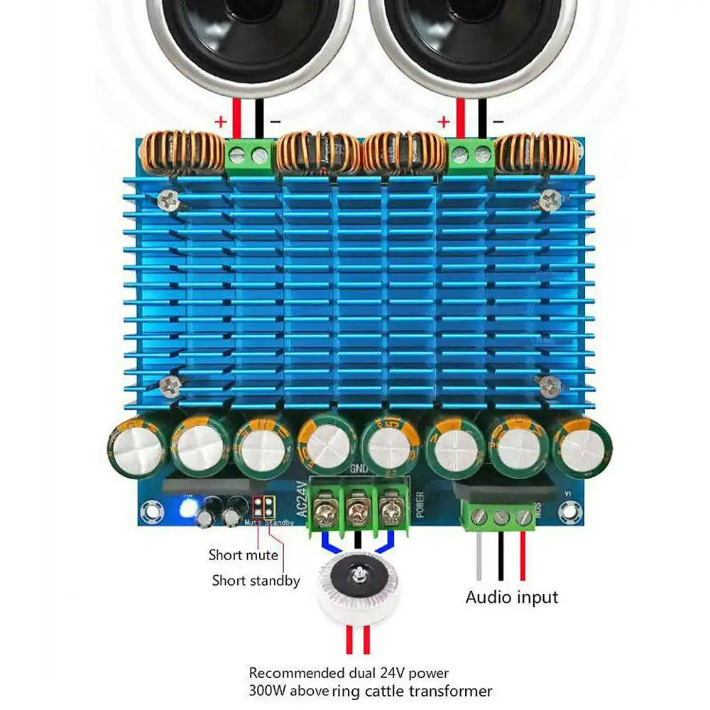 LEORY класса D 420 Вт * 2 Ultr высокая Мощность цифровой усилительная плата Bluetooth модуль