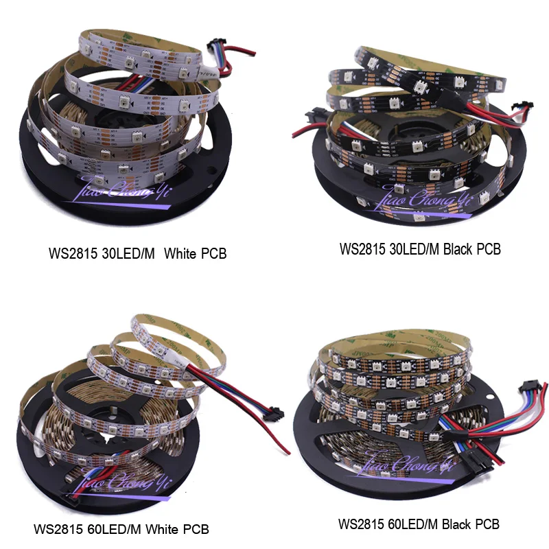 Пиксельная светодиодная RGB лента WS2815 (WS2812B WS2813) индивидуальное управление диодами