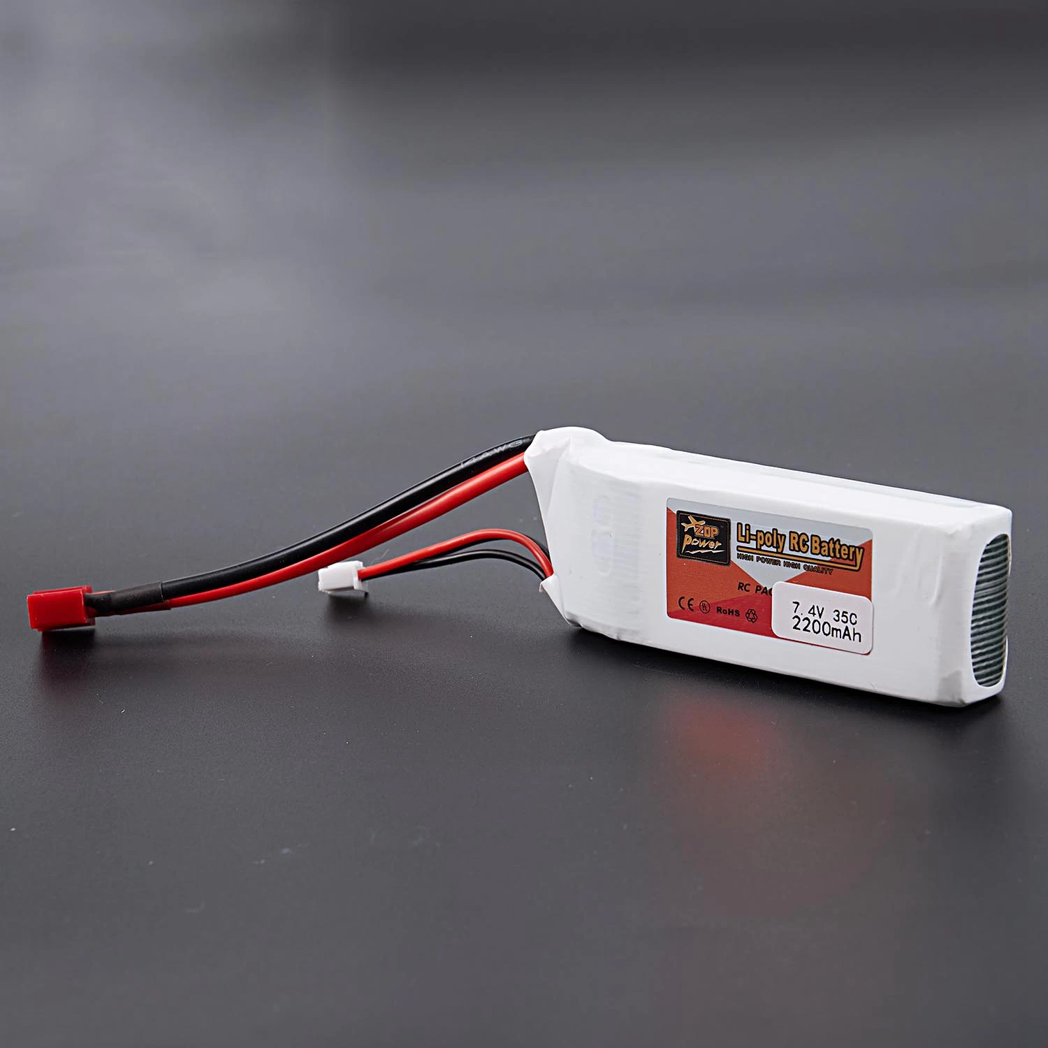 ZOP power 7 4 V Zop 2200Mah 2S 35C Lipo battery T Plug|Перезаряжаемые батареи| |