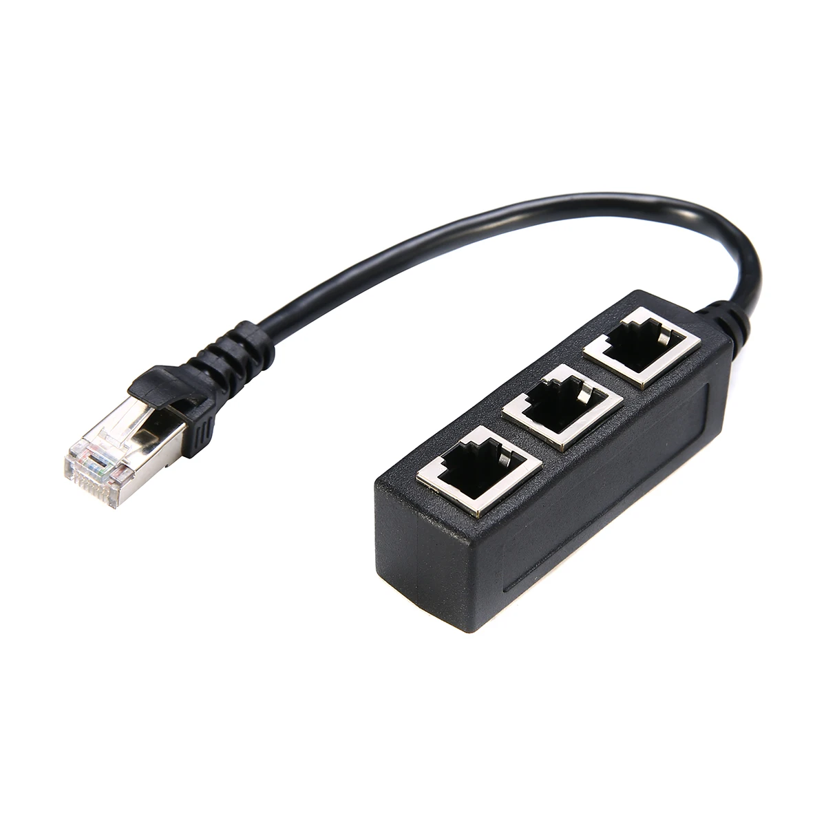 Сетевой разветвитель LAN Ethernet RJ45 с 1 штекером на 3 гнезда RJ45|Кабели VGA| |