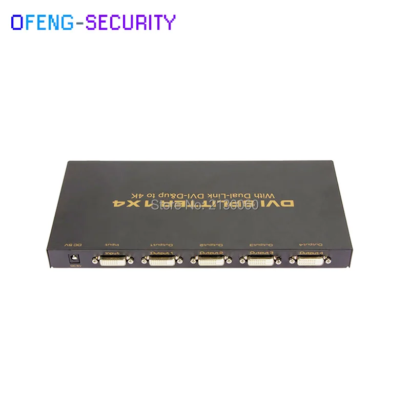 Сплиттер DVI 1x4 1 вход 4 выхода видео сплиттер совместим со стандартом HDMI 1080P|Коробки