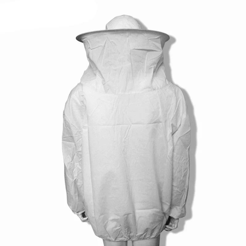 White Beekeeper Clothing Protective Bee Suit Jacket Veil Dress With Hat Suitable for height 150cm-180cm Beekeeping Equipment | Дом и сад