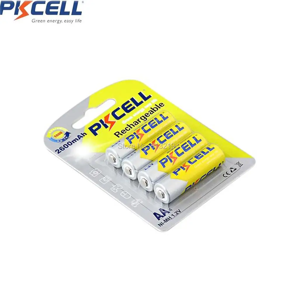 Аккумуляторные батарейки PKCELL AA 16 шт. 2600 мАч 1 2 в А | Электроника