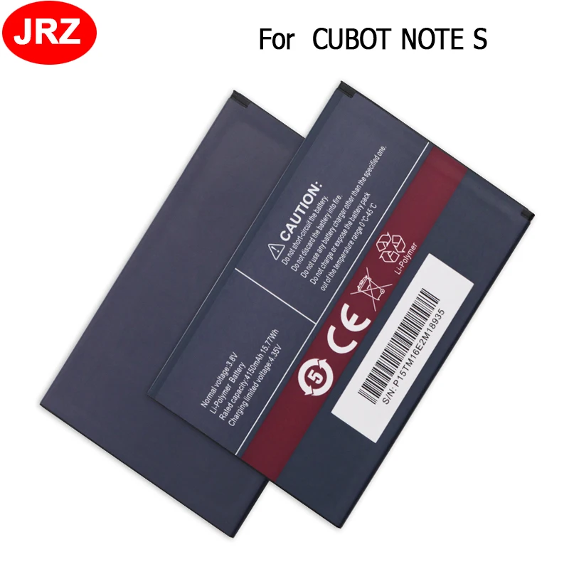 

For CUBOT NOTE S Battery 4150mAh Bateria Batterij Accumulator High Quality