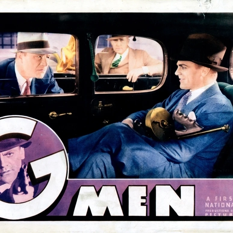 G-men Us Lobbycard слева: Роберт Армстронг Джеймс Кэгни 1935 фильм плакат Masterprint (28x22) | Дом и