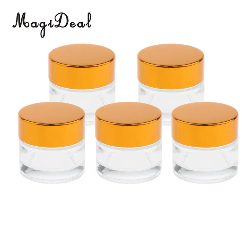 5 шт. алюминиевая крышка стеклянный крем пустой бальзам для губ искусство ногтей
