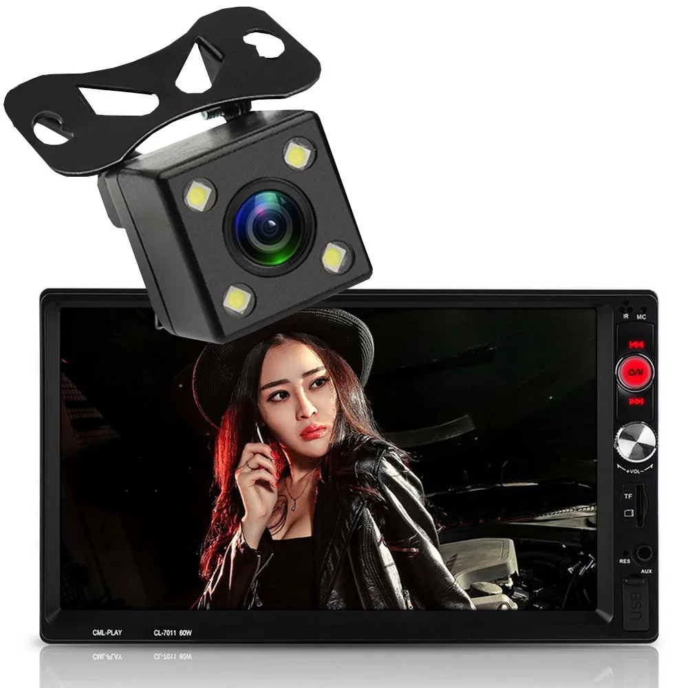 Авто Аудио mirrorlink автомобильный стерео сенсорный экран USB TF MP5 FM Cam 2 DIN Авторадио