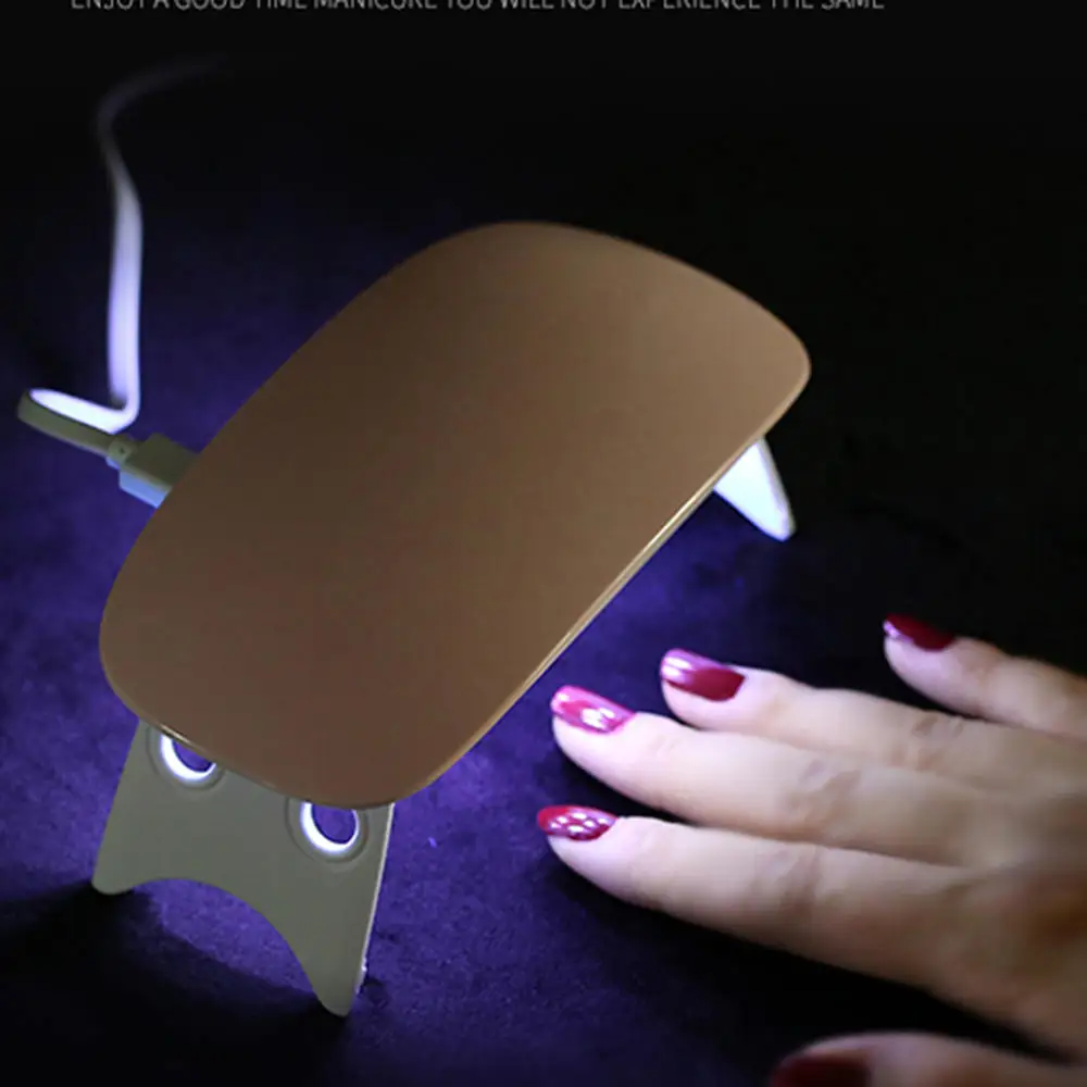 Солнце Мини УФ лампа LED Сушилка для ногтей Портативный USB инструмент ухода за