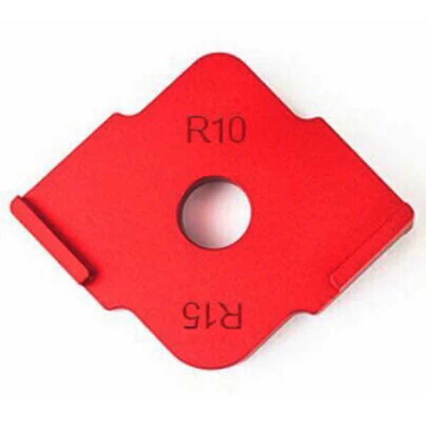 Durable R10 R15 Wood Panel Radius Quick Jig Router Table Bit Corner Template Woodworking Tool | Инструменты