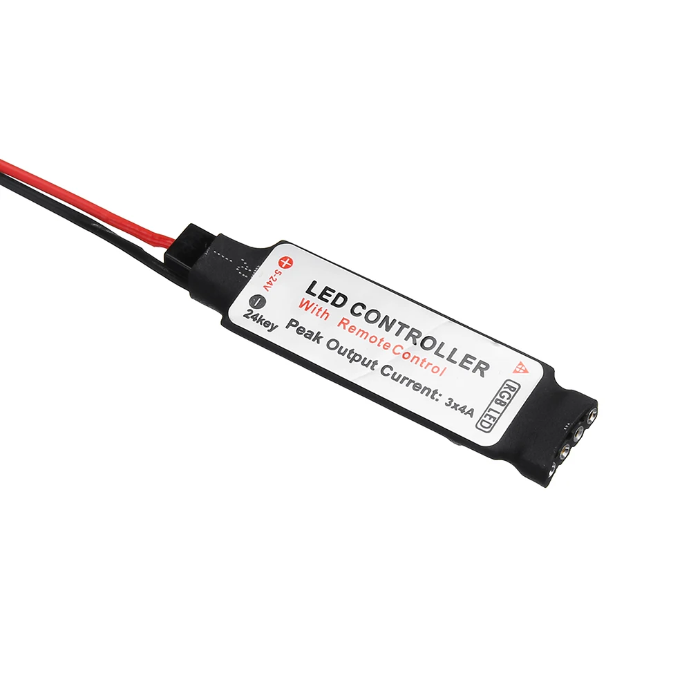 CLAITE DC4.5V мини RF контроллер батарейный блок с 24 клавишами пульт дистанционного
