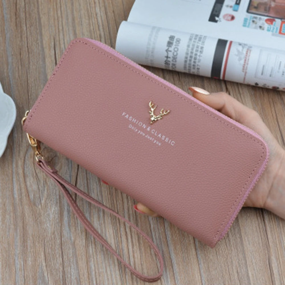 Односторонний клатч длинный женский кошелек посылка для карт Корейская версия