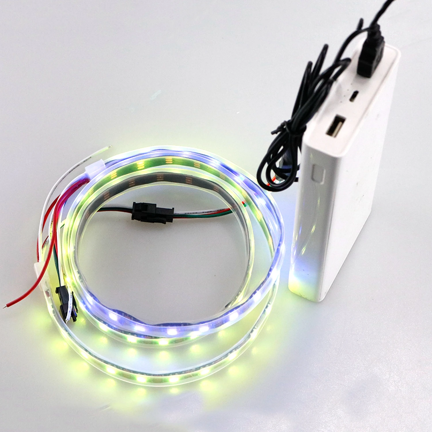 Беспроводная Светодиодная лента 5 В 55 светодиодов 14 клавиш|Контролеры RGB| |