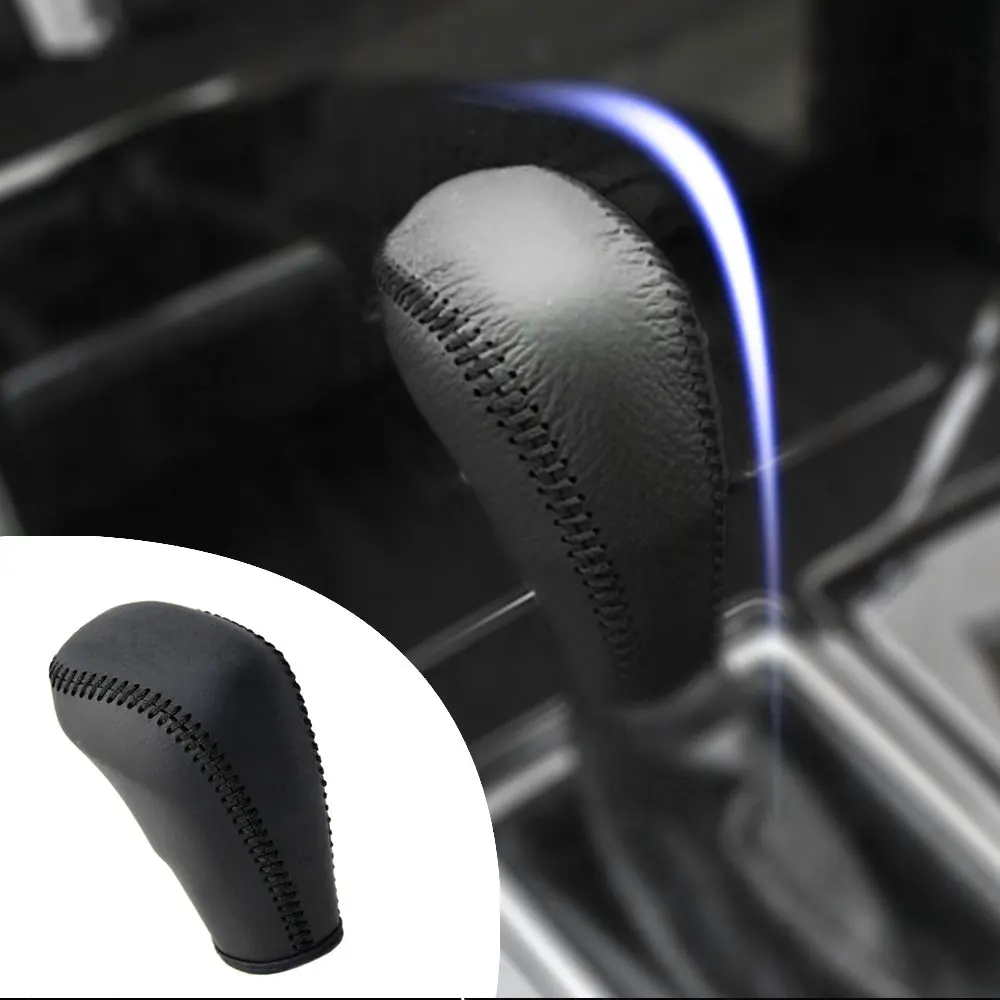 For Toyota REIZ 2013 2.5S Accessories Gear Head Covers Interior Styling PU Leather Hand-Stitched Shift Knob | Автомобили и