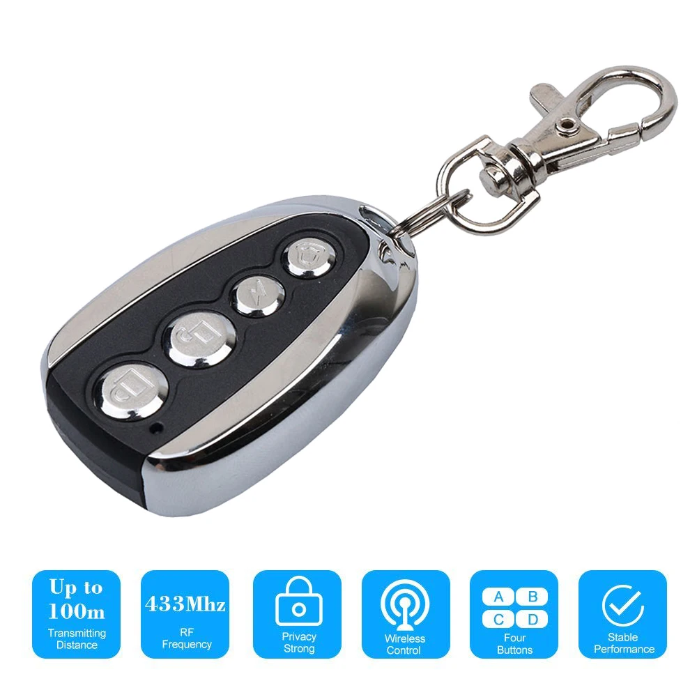 Kebidu Universal Electric 4 Button 315/ 433 MHz Auto Copy Remote Control Duplicator Cloning Car Key Gate Keys Copy Controller