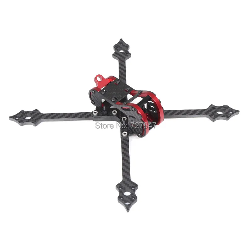 Квадрокоптер Mini X218 218 мм FPV из углеродного волокна рамка 5 дюймов с рычагом 4 для