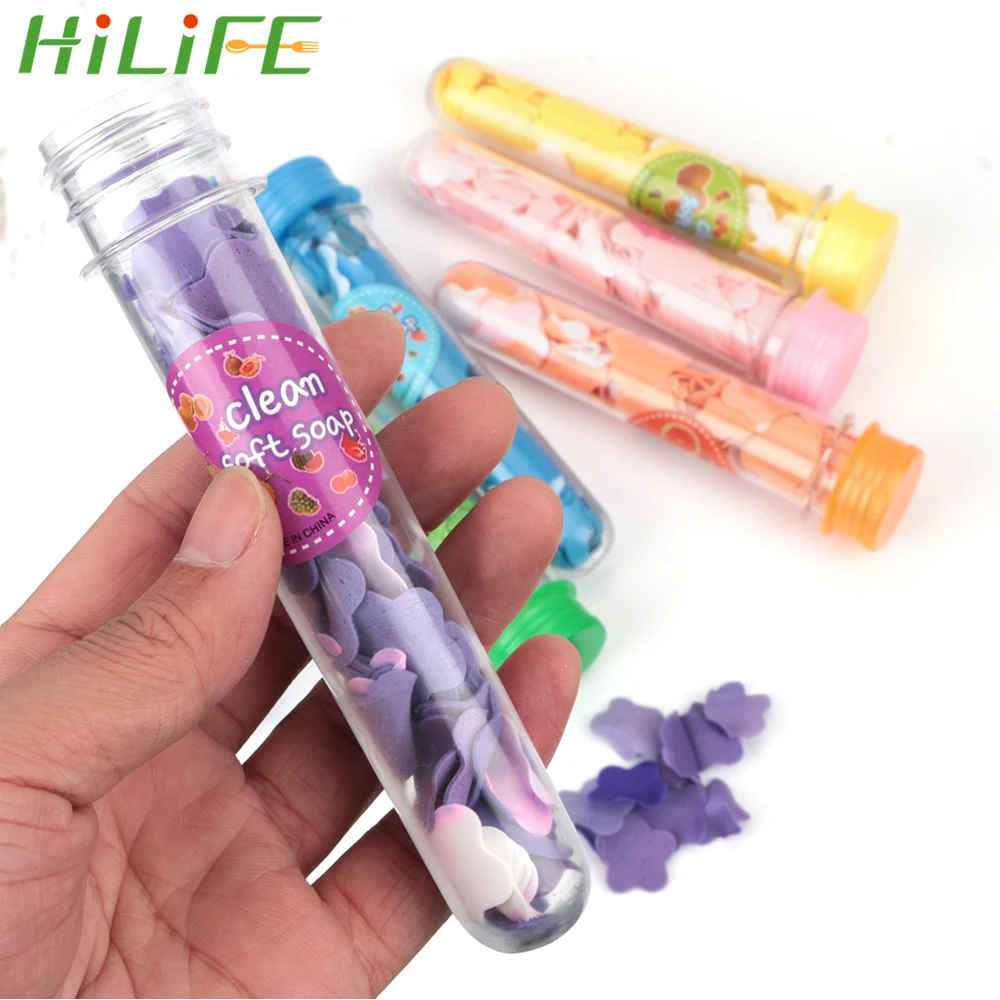 Портативное детское мыло в форме лепестка HILIFE для мытья рук путешествий кемпинга